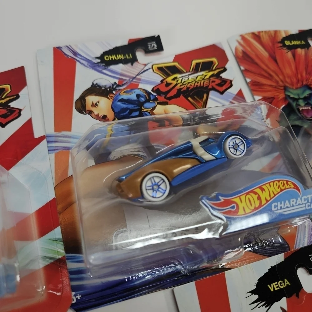 NEW Hot Wheels Street Fighter Character Cars Full Set of 5 RYU Blanka Vega 2019